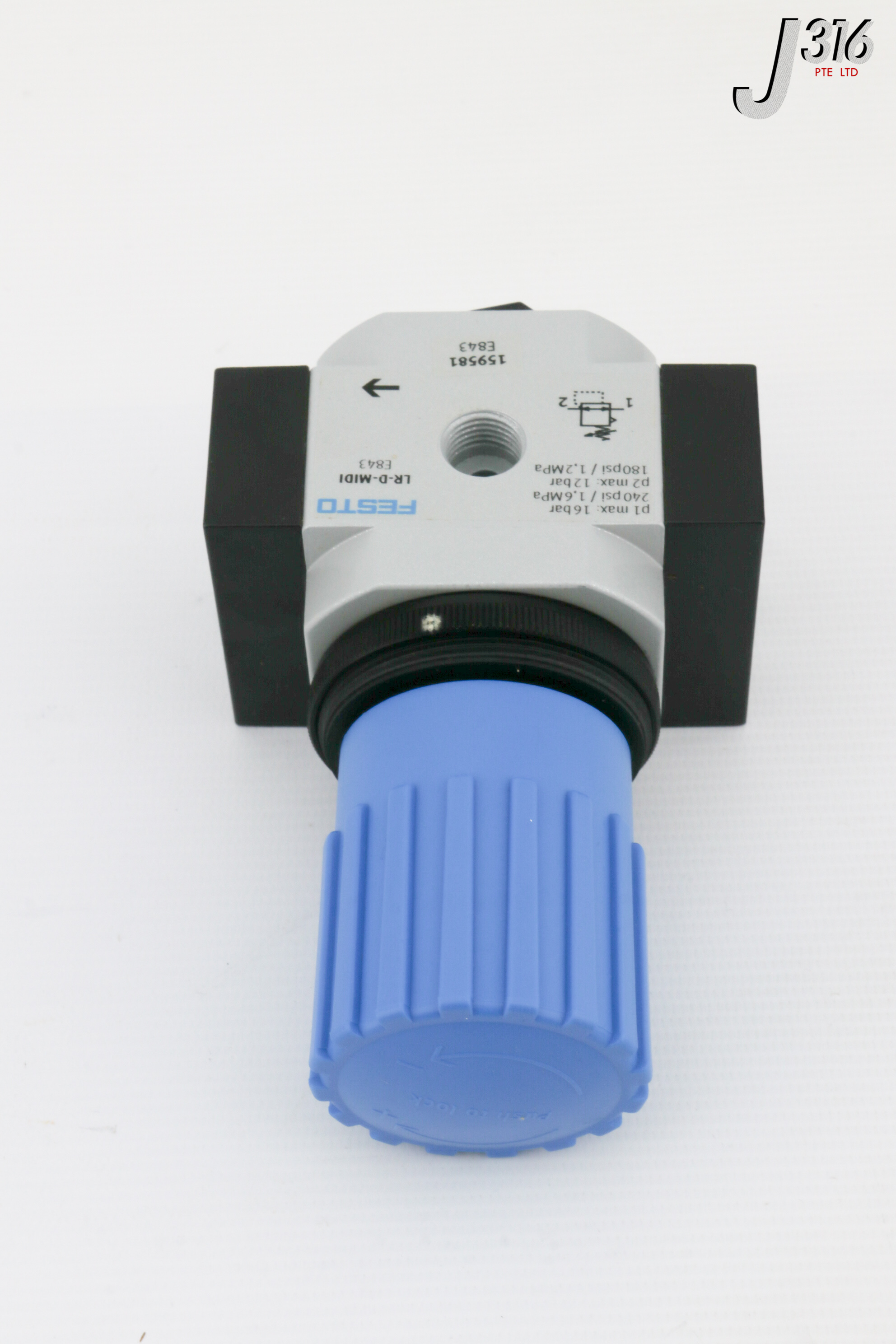 31137 FESTO AIR SOURCE PRESSURE REDUCING VALVE, 159581 (NEW) LR-1